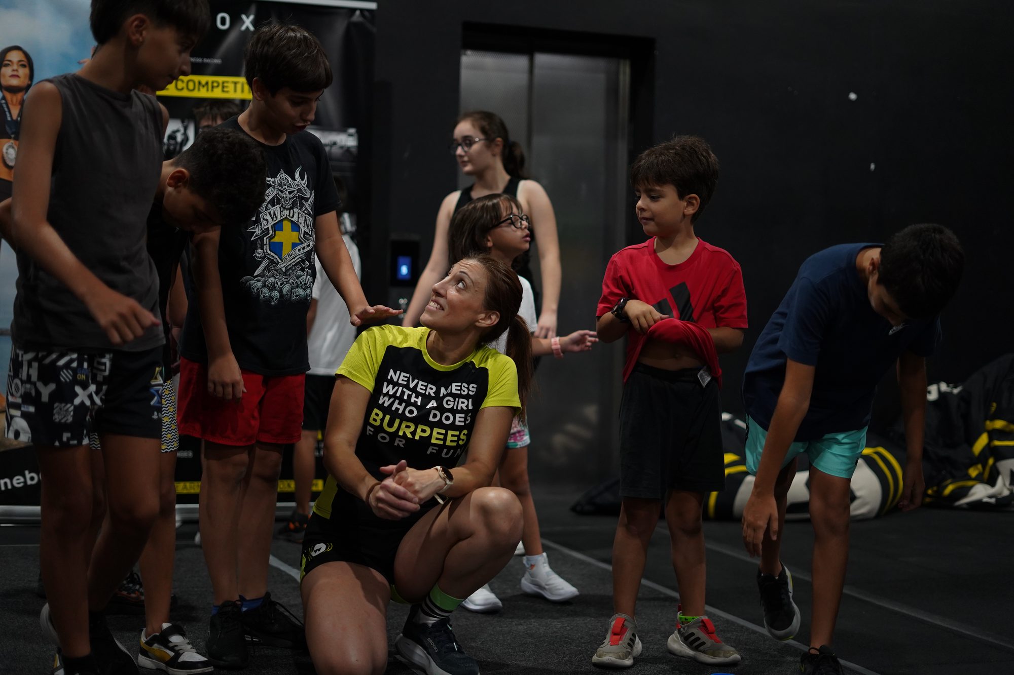 Kids training at Warehouse Gym